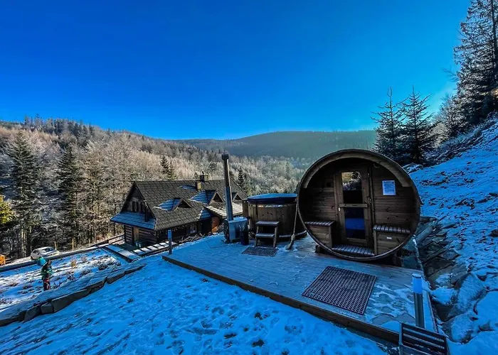 Malinowa 6 - W Szczyrku Z Sauna I Balia - Platne Dodatkowo شاليه *